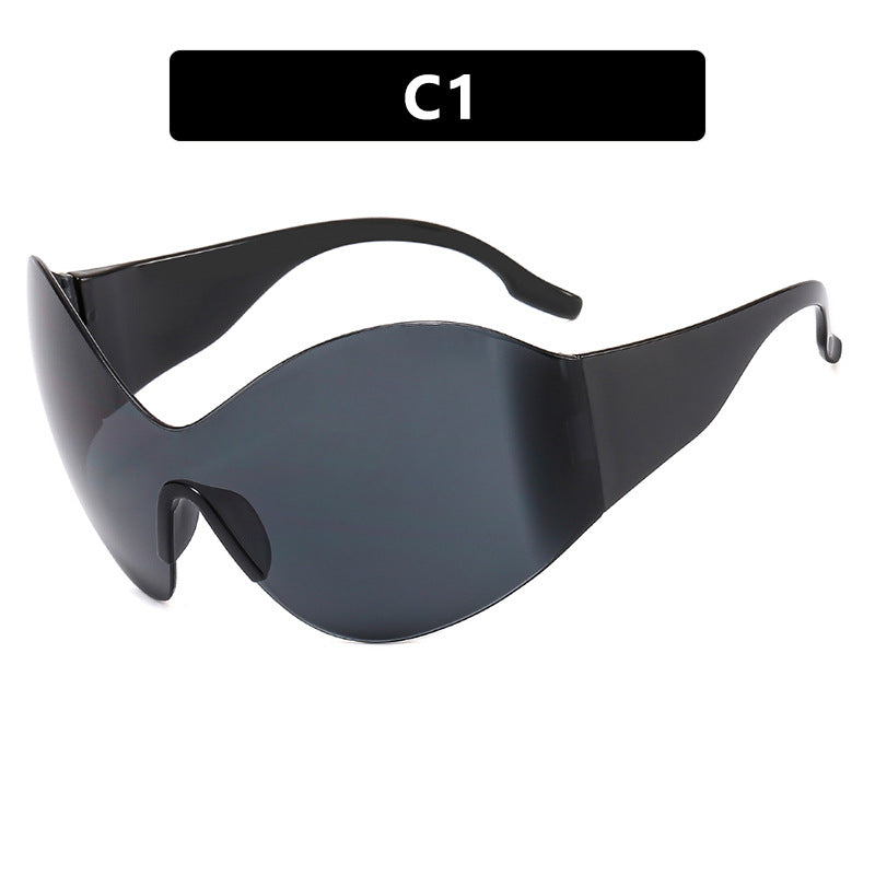 Damen futuristische Sonnenbrille Karnz