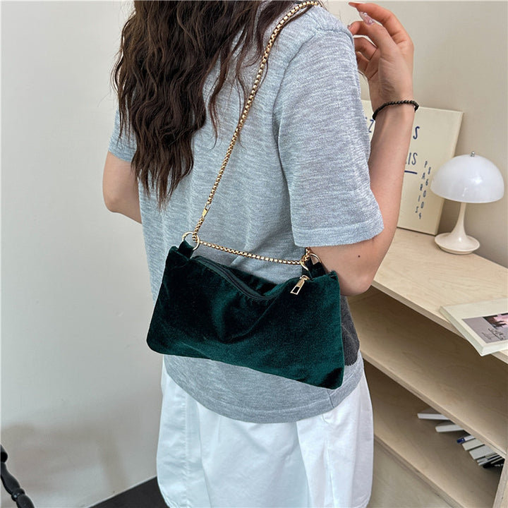 WoElegant Samt Clutch Tasche Karnz