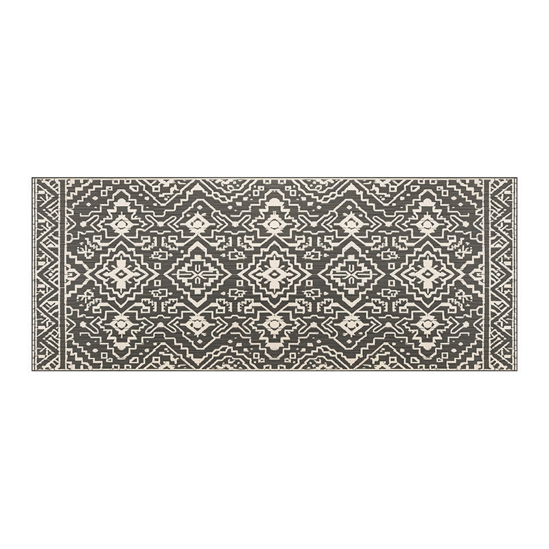 Vintage-inspirierter geometrischer Teppich Karnz