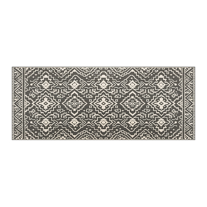 Vintage-inspirierter geometrischer Teppich Karnz