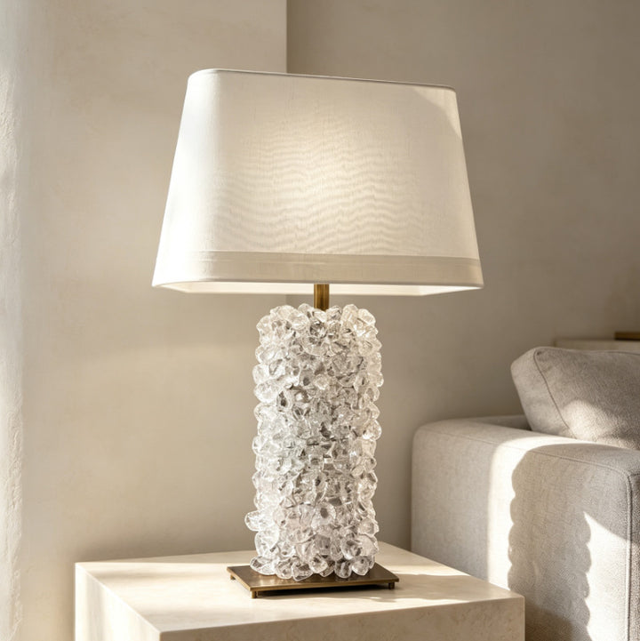 Künstlerische Kristall-Tischlampe
