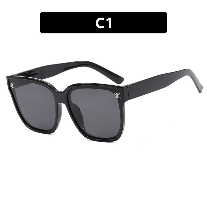 Damen modische quadratische Sonnenbrille mit hochwertigen, farbwechselnden Gläsern Karnz