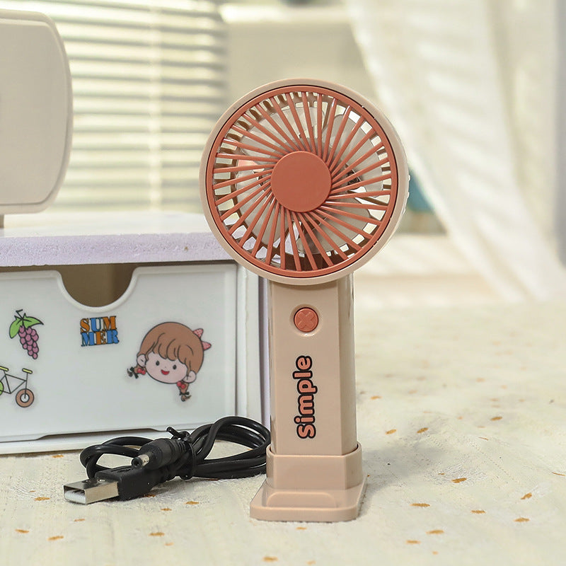 Damen Tragbarer Handventilator mit wiederaufladbarem USB-Anschluss und leichtgewichtiger Bauweise Karnz