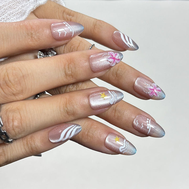 Dekoratives Press-On Nageldesign Karnz