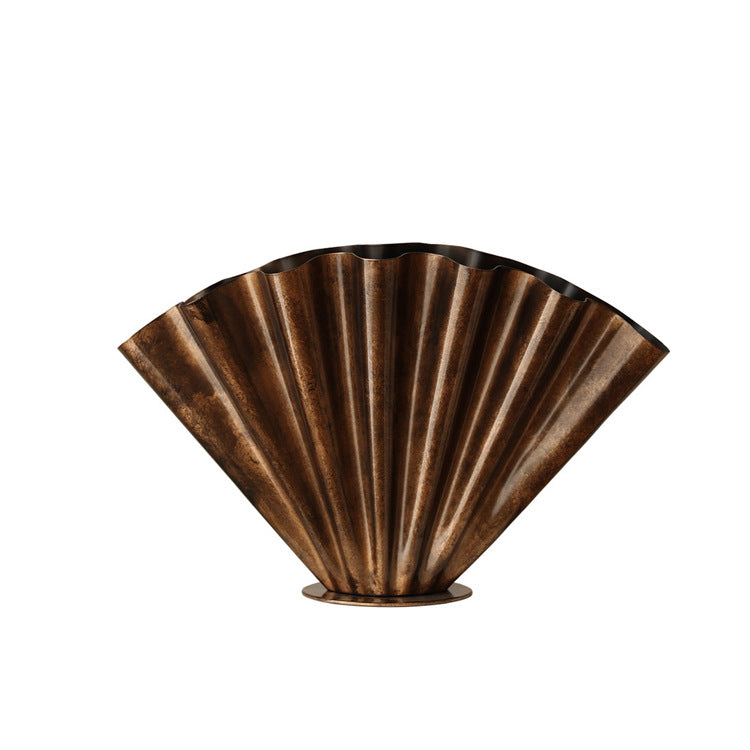 Moderne Künstlerische Metall Blumen Vase