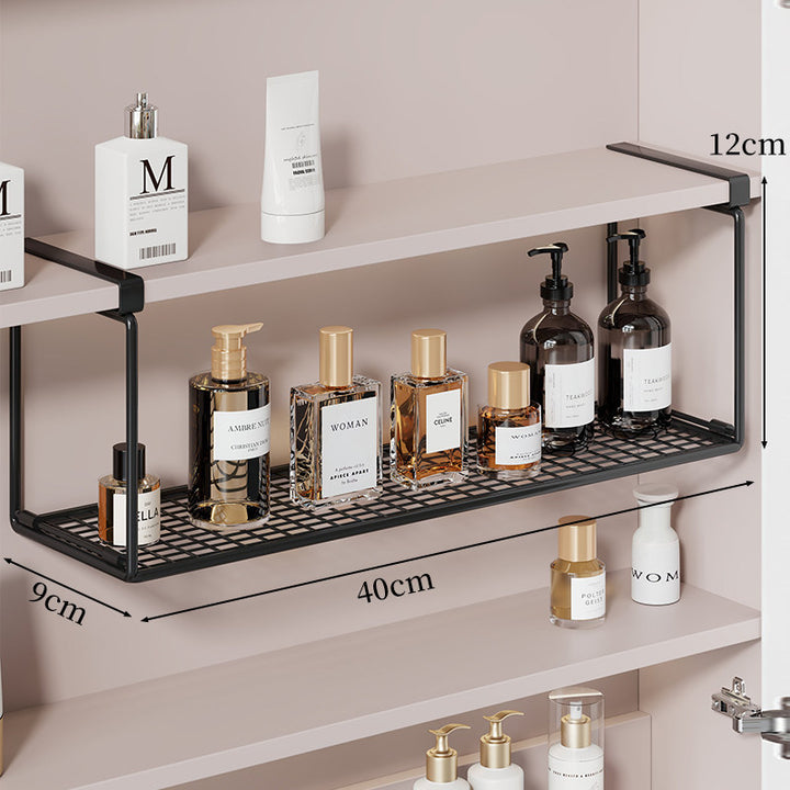 Unterbauregal mit Mesh-Schale und Klemmbefestigung