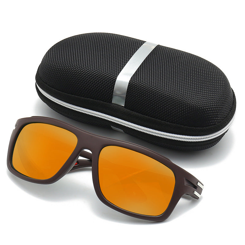 Herren Sportliche Sonnenbrille mit polarisierten Gläsern und stoßfestem Rahmen Karnz