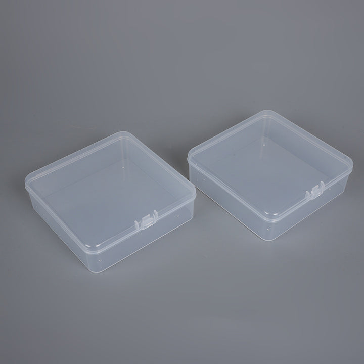 Transparente quadratische Aufbewahrungsbox Karnz