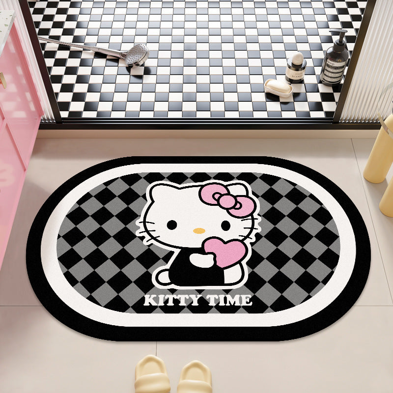Hello Kitty Plüsch-Badevorleger für Badezimmer