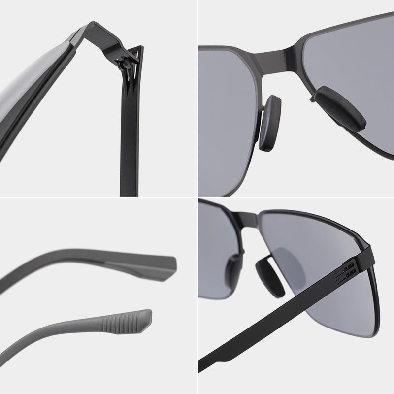 Klassische Übergroße Quadratische Sonnenbrille Karnz