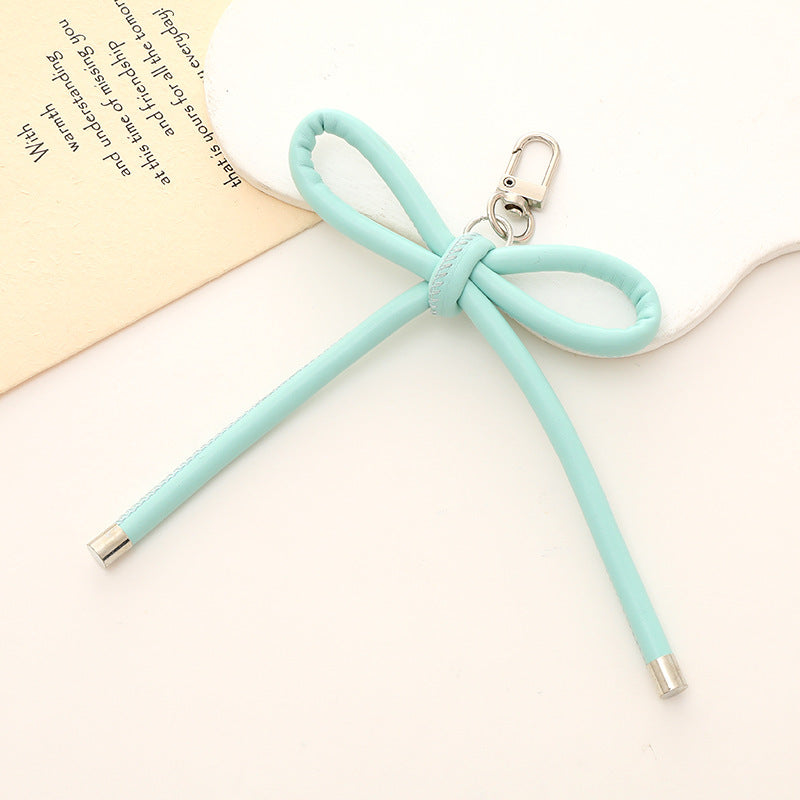 Stylischer Schleifen-Knoten Schlüsselanhänger Halter Karnz