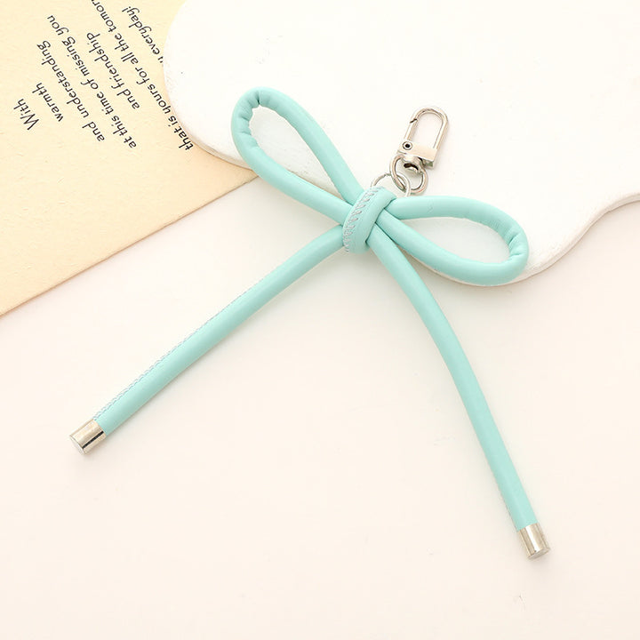 Stylischer Schleifen-Knoten Schlüsselanhänger Halter Karnz