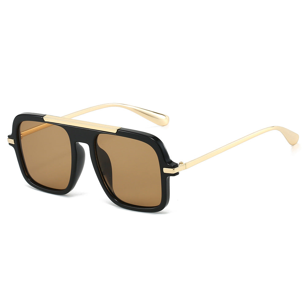 Damen modische Sonnenbrille mit angesagtem quadratischem Rahmen Karnz