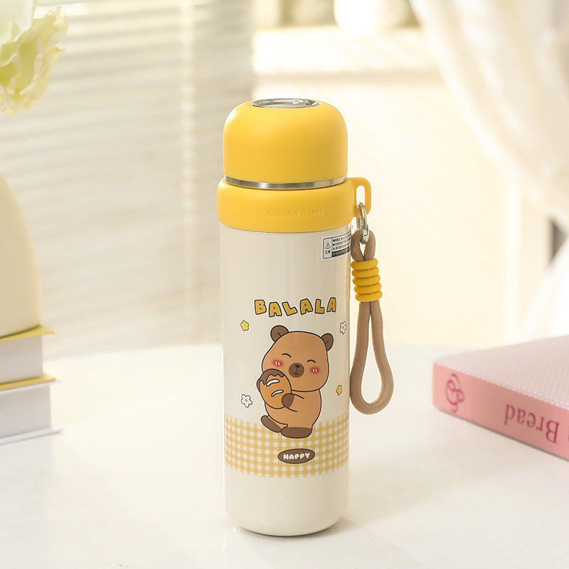 Damen Thermosflasche im verspielten Bären Design Karnz