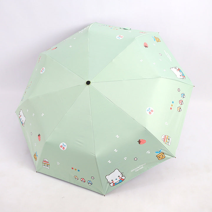 Damen Bunter Regenschirm Karnz