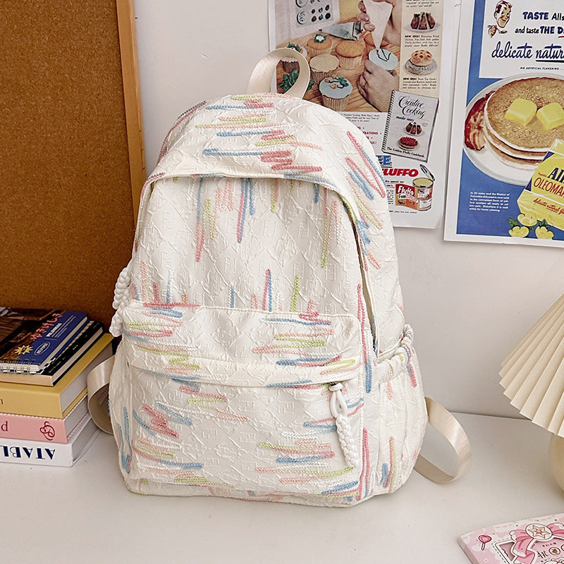 Abstrakt gemusterter Rucksack Karnz
