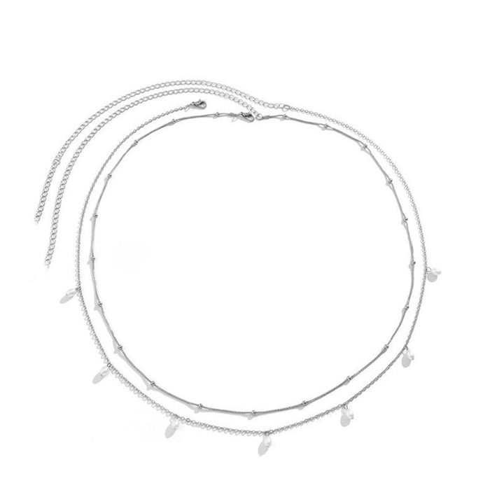 Zarte Schichtenkette Halskette Karnz
