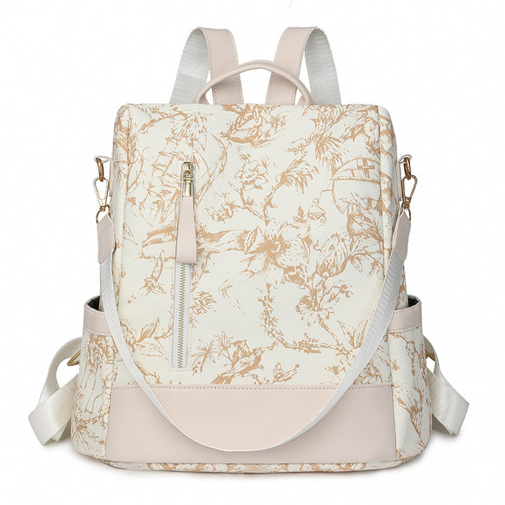 Stilvoller Blumenmuster-Rucksack