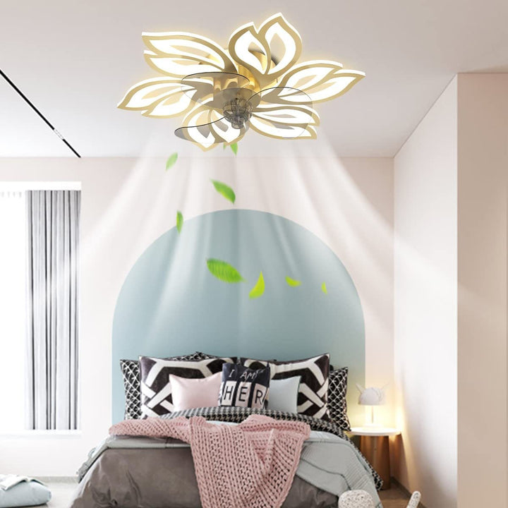 Florale Deckenventilator Leuchte
