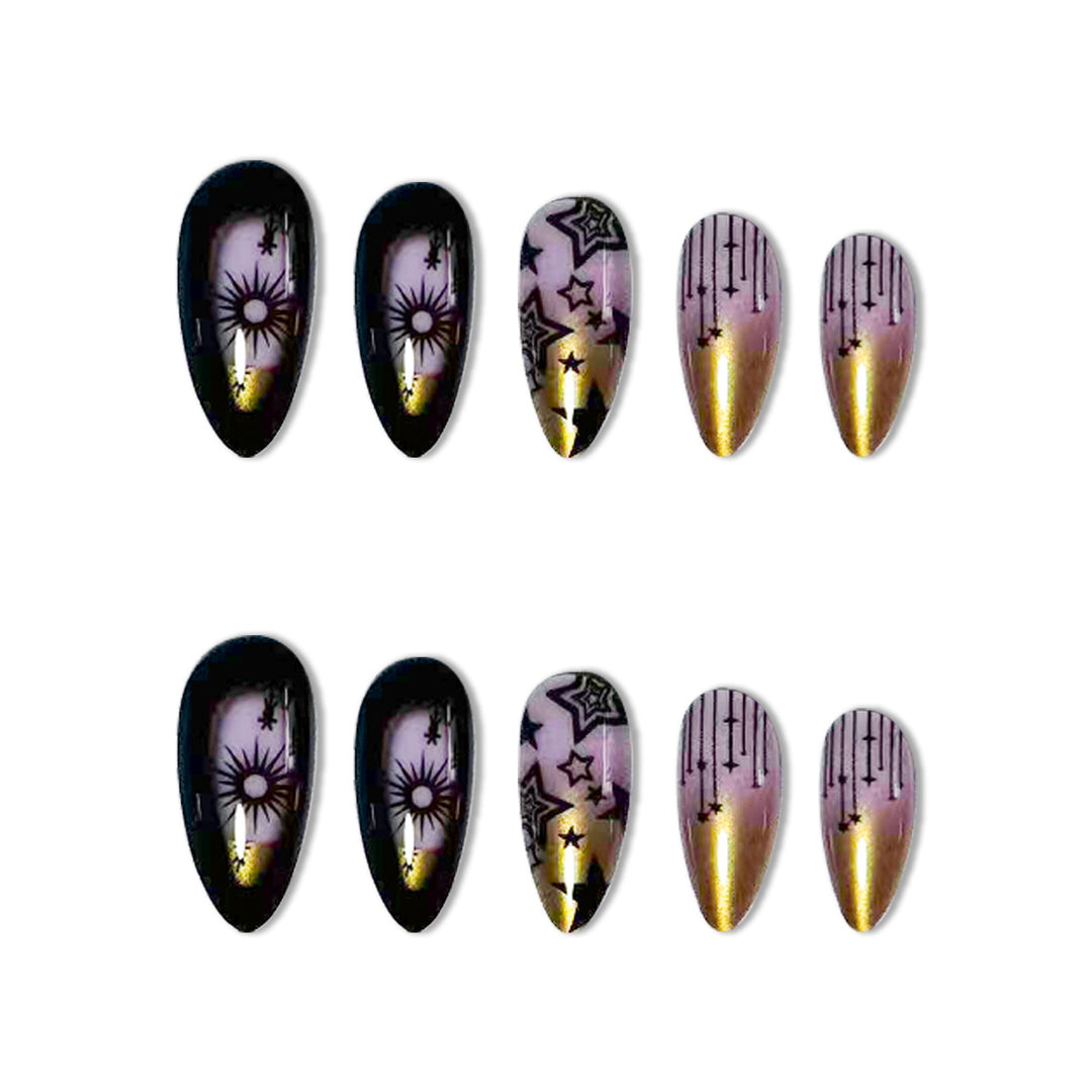 Dekorative Stiletto Nail Art Extensions Karnz