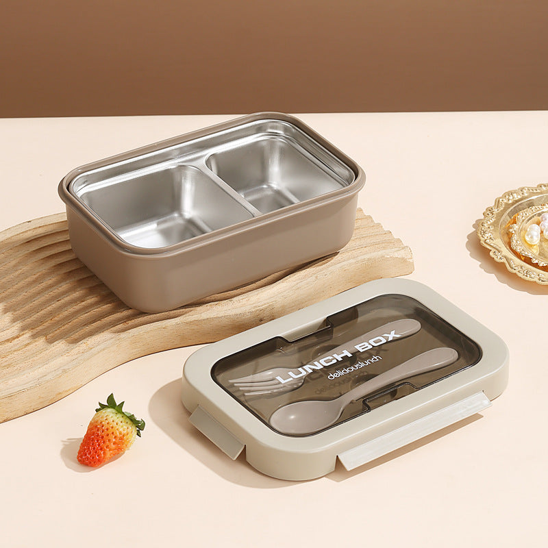 Dual-Kompartiment Edelstahl Lunchbox