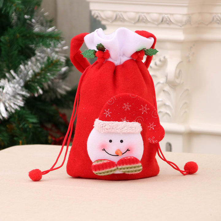 Dekorativer Schneemann Geschenktüte Karnz