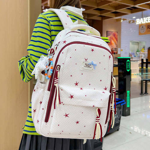 Stylischer mit Sternen verzierten multifunktionalen Rucksack Karnz