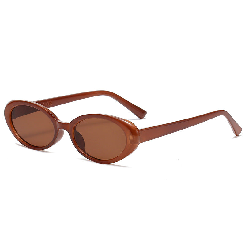 Damen elegante Cat-Eye Sonnenbrille mit einzigartigem Animal-Print Karnz