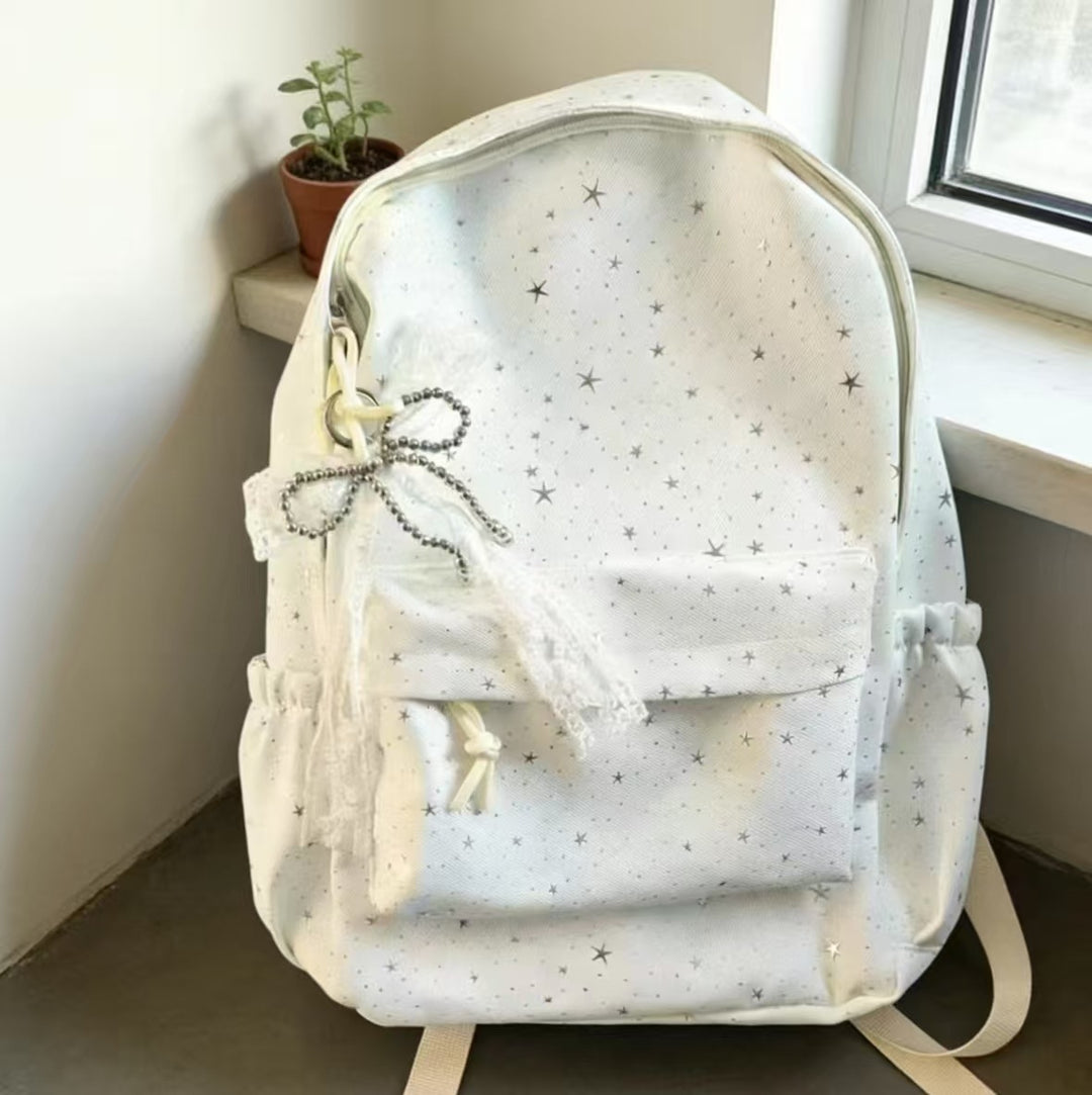 Verspielt mit Sternen verzierten Rucksack Karnz