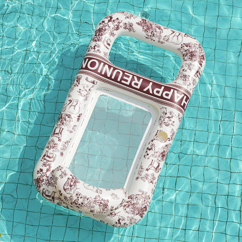 Unisex Eleganter Schwimmring mit floralen Motiven Karnz