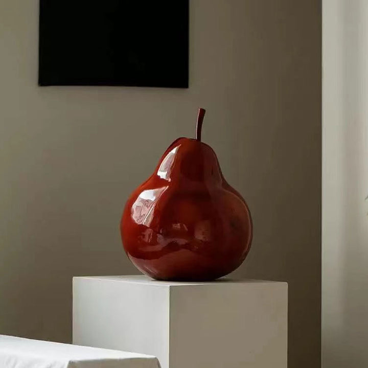 Dekorative birnenförmige Skulptur
