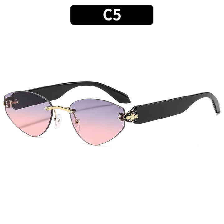 Schicke Winkelförmige Katzenaugen-Sonnenbrille