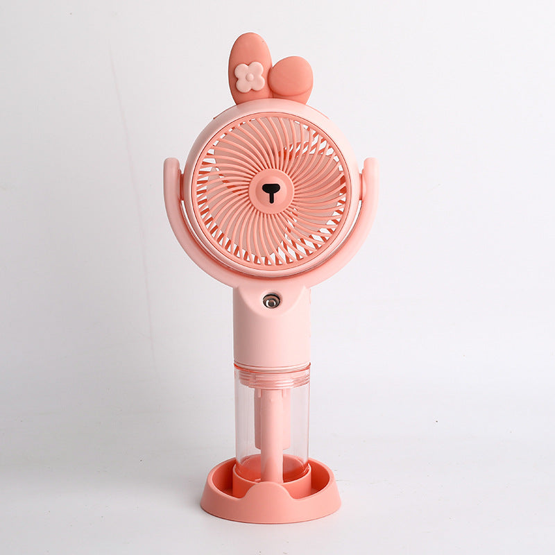 Damen tragbarer Mini-Ventilator mit Wasserzerstäuber Karnz