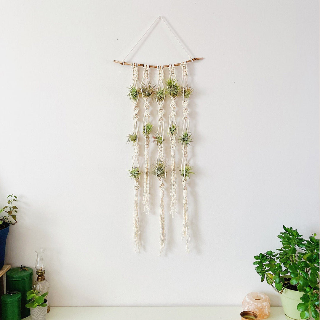 Macrame Pflanze Wand Hängeregal Organizer Karnz