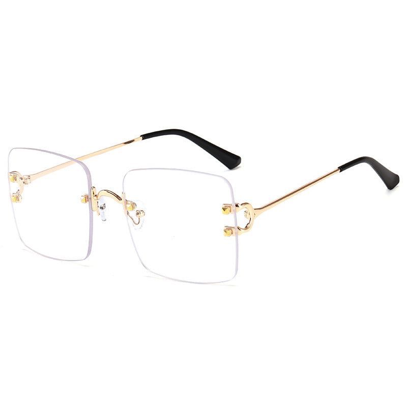Damen quadratische Sonnenbrille mit elegantem Metallrahmen und robusten Gläsern Karnz