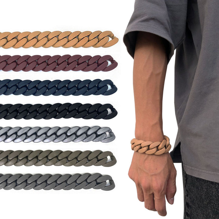 Stylische Silikon-Ketten-Armband Karnz