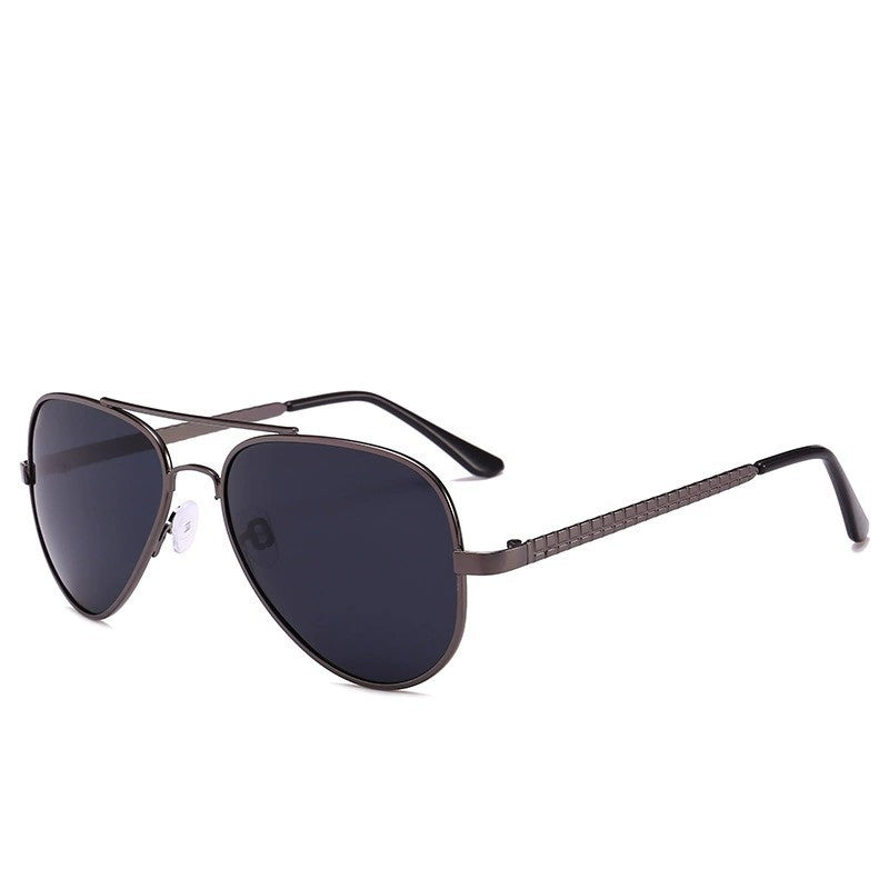 Herren Piloten Sonnenbrille mit UV-Schutz und trendigem Metallscharnier Karnz