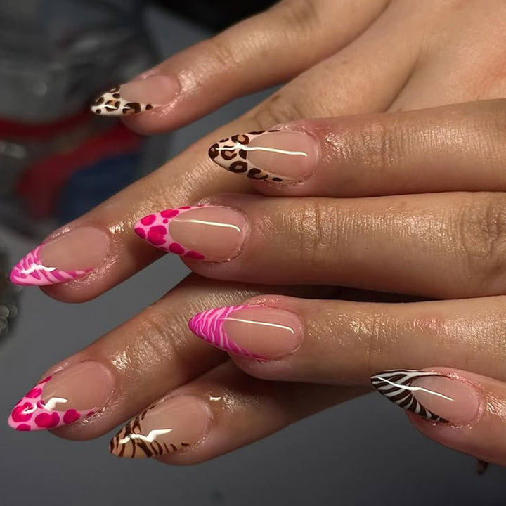Künstlerische Press-On Nagelspitzen