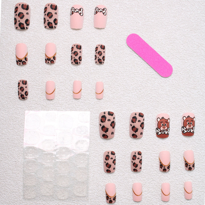 Kreative Cartoon Nagelkunst Press-Ons Karnz