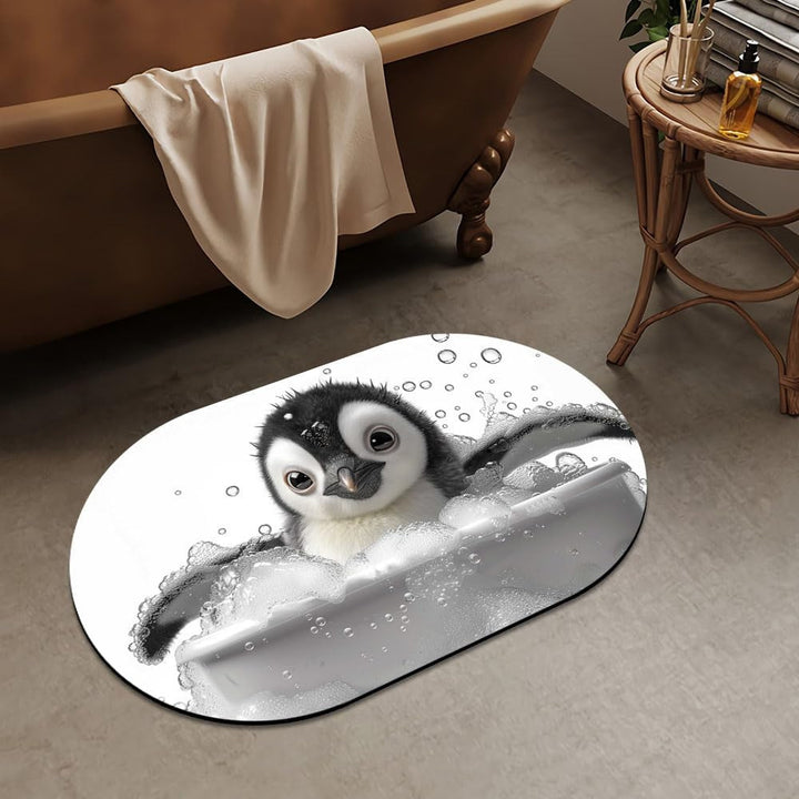 Luxuriöse abstrakte Marmor-Design-Badmatte
