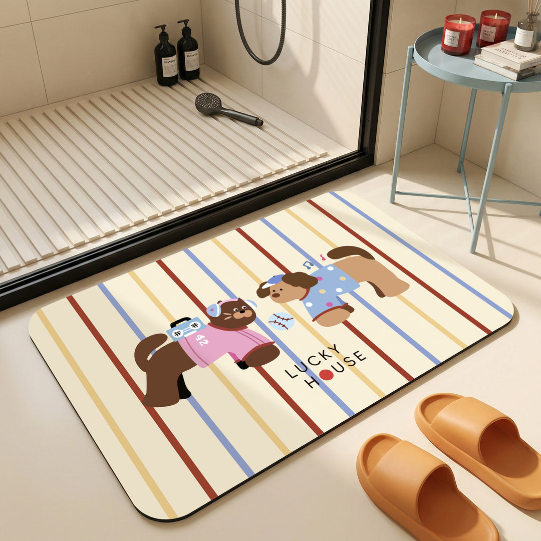 Verspielt katzen-themed Indoor-Matte