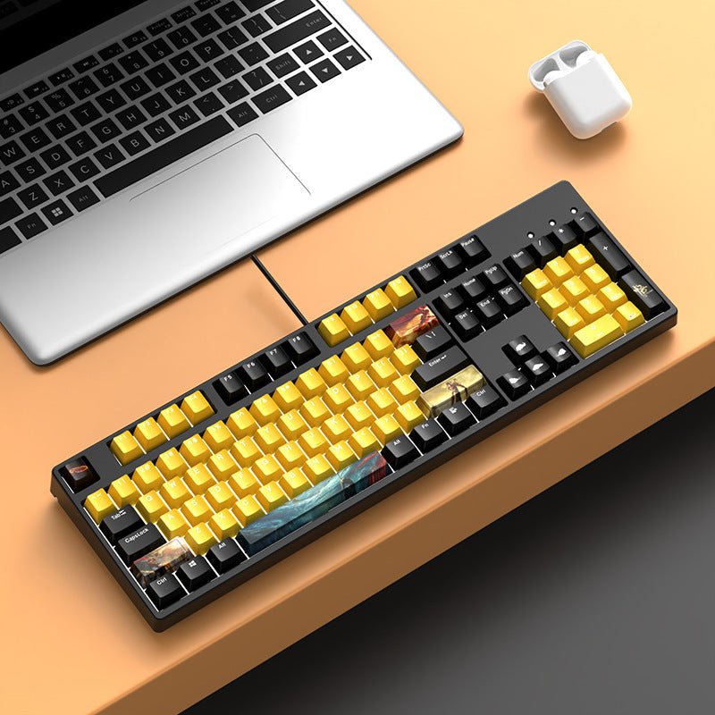 Verdrahtete ergonomische mechanische Tastatur Karnz