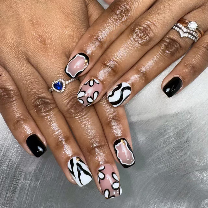 Künstlerisches Abstraktes Nagelkunstset  1790958005