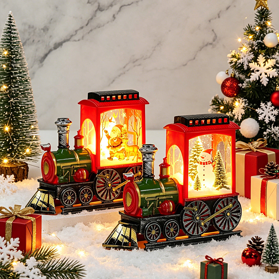 Weihnachtliche LED Zuglaterne Karnz
