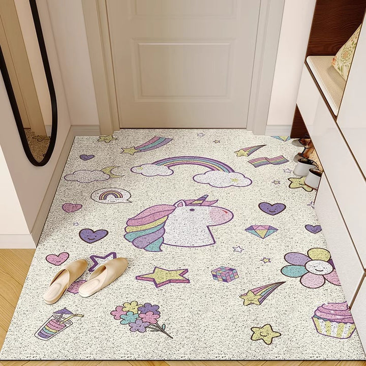 Stylische Terrazzo-Design Eingangsfußmatte Karnz