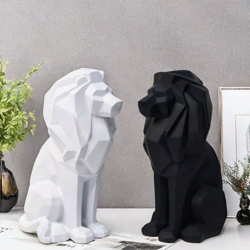 Dekorative Löwen Statue Karnz