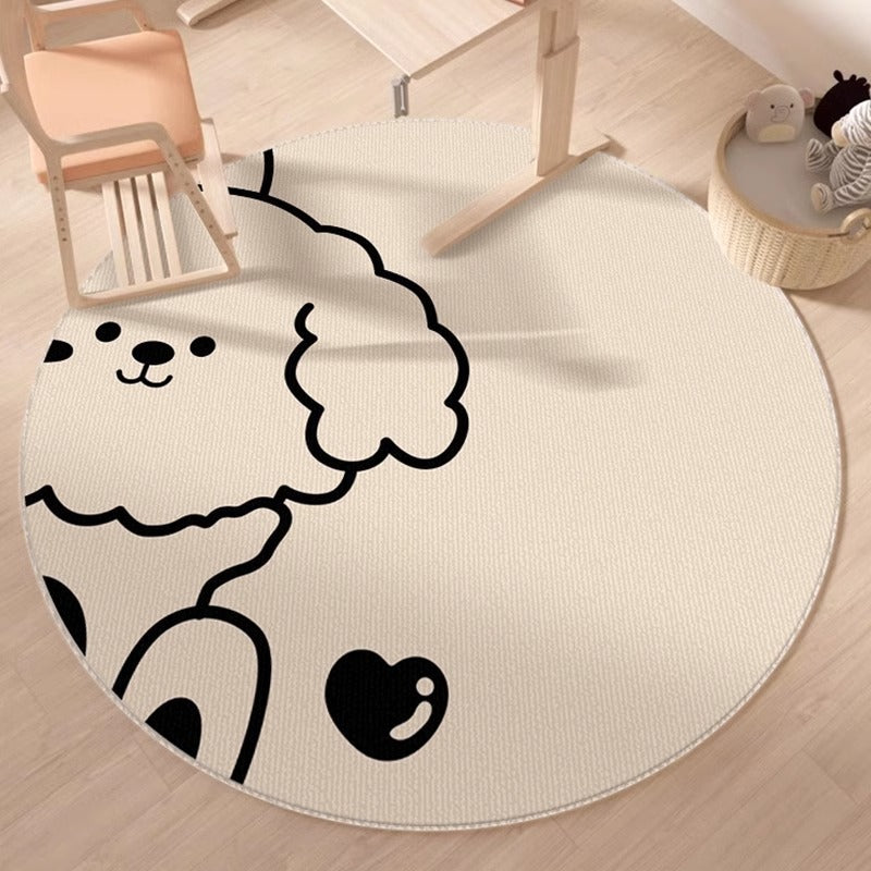 Runder Spielzimmer Teppich