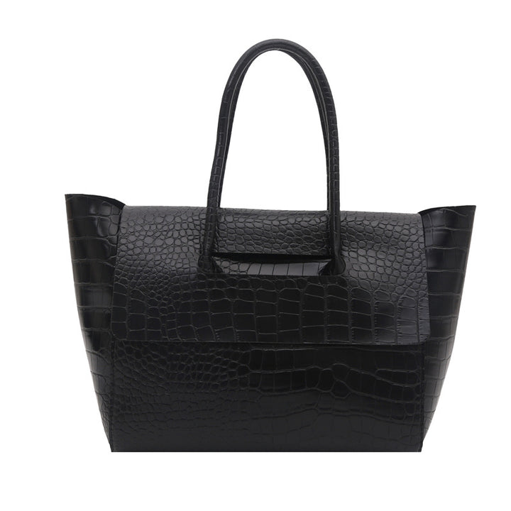 WoCrocodile Texturiert Strukturierte Handtasche Karnz