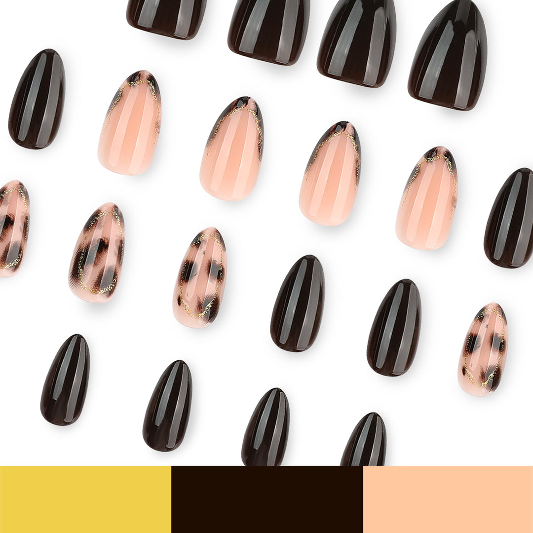 Künstliche Nagelkunst mit eleganten Akzenten Karnz