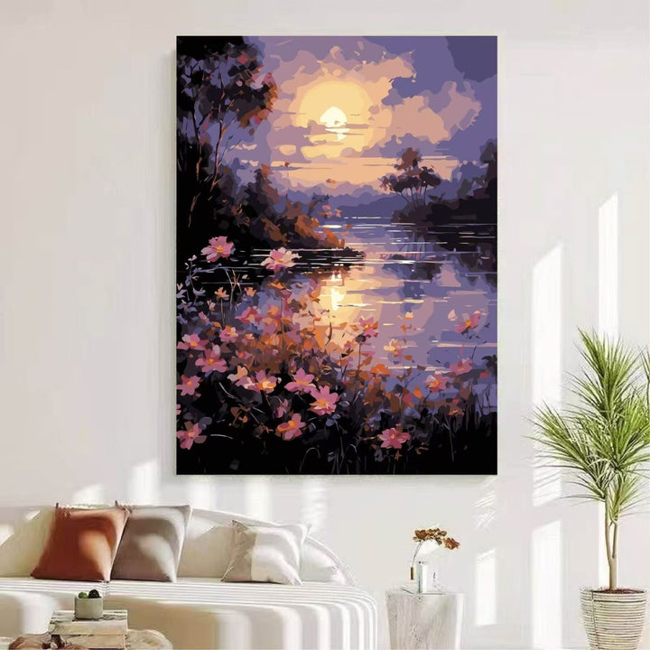 Scenic von Natur inspirierte Leinwandkunst Karnz